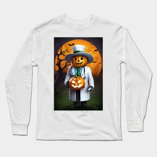 Halloween doctor pumpkin Long Sleeve T-Shirt